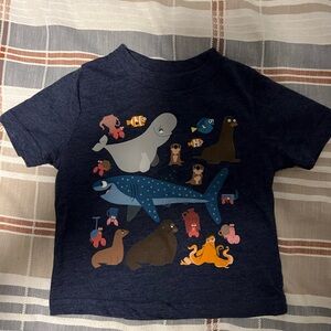 Disney Pixar Finding Dory (Nemo) Blue Short Sleeve T-Shirt 12 Month
